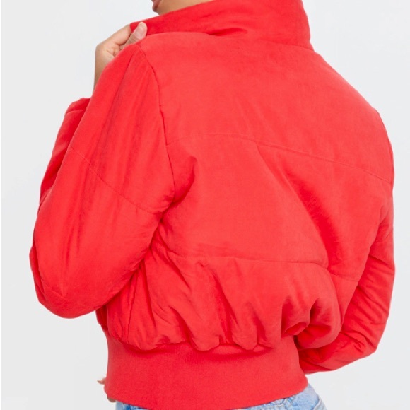 Adorable Red Puffer Jacket - Picture 2 of 3